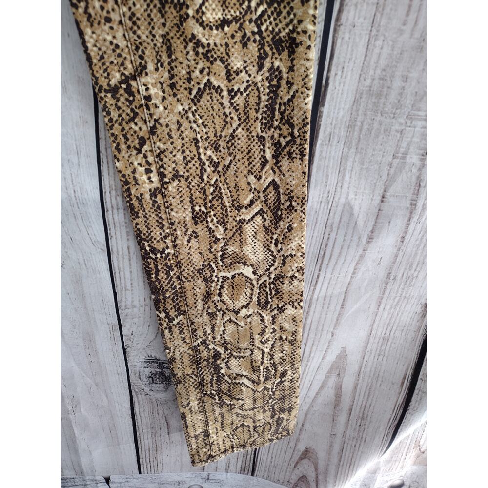 Tory Burch Snakeskin Python Print Super Skinny Je… - image 6